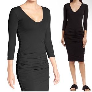 James Perse Black Wje6065 Dress